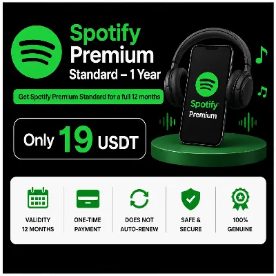 Spotify Premium Standard 12 Months | One time payments I Own Account Activation