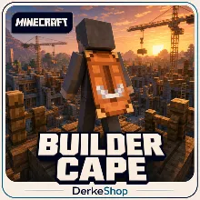 Майнкрафт Плащ Builder Cape | Твич Дропс | Region Free Key | Java/Bedrock