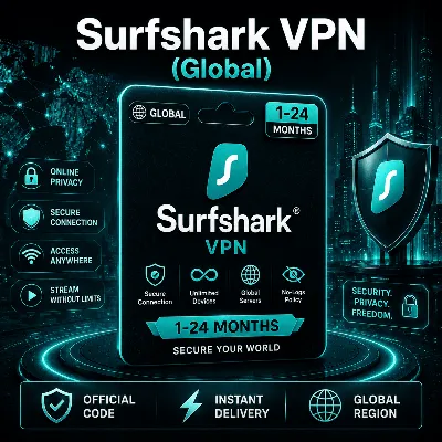 Surfshark VPN | Подписка 1–24 месяца | Код активации (Все регионы) - irongamers.ru