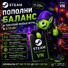 STEAM ВЬЕТНАМ | VND 75,000-VND 1,320,500 | ПОПОЛНЕНИЕ STEAM | АВТО 24/7 | WALLET CODE