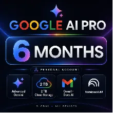 Google AI Pro 6/12 месяцев | Личный аккаунт | Gemini Advanced | 5 ТБ