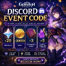 🎮 Genshin Impact – Event Code - 💎 20 Primogems