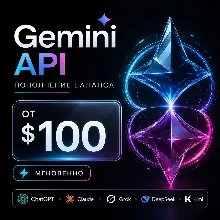 API Gemini / Claude / ChatGPT и др. Баланс 100-1000$. Дашборд