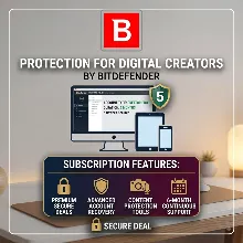 Bitdefender Security For Creator 6 Month Private Account | 5 Devices