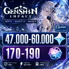 47.000 - 60.000 ПРИМОГЕМОВ | 170 - 190 КРУТОК | НЕРОЛЕННЫЙ | GENSHIN IMPACT | ГЕНШИН