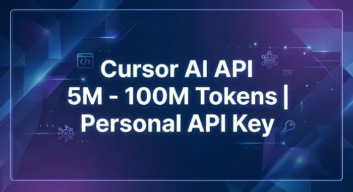 Cursor AI API 5M - 100M Токенов · Личный API-ключ