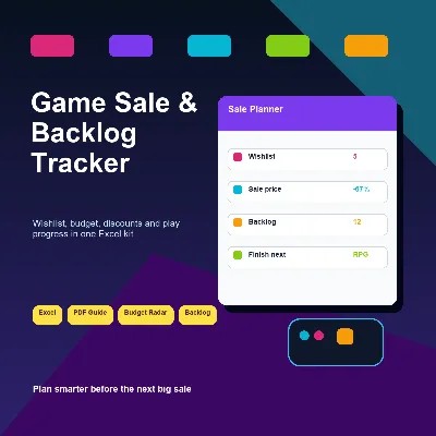 Game Sale & Backlog Tracker - Excel планер игр - irongamers.ru