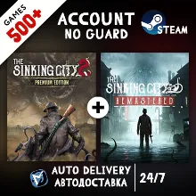 The Sinking City 2 - Premium Edition + 1 Remastered + 500 GAMES STEAM ACCOUNT