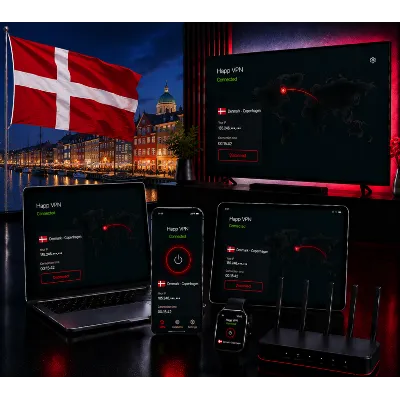 Happ VPN | Дания Статический IP | Защита от DPI | Доступ ИИ | 10 Гбит/с - irongamers.ru