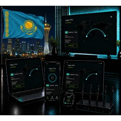 Happ VPN | Казахстан Статический IP | Защита от DPI | Доступ ИИ | 10 Гбит/с - irongamers.ru