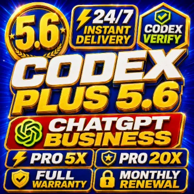 [24/7] ChatGPT 5.6 PLUS + CODEX VERIFY | GO | PRO 5X / 20X | BUSINESS | FULL WARRANTY - irongamers.ru