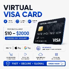 Виртуальная карта Visa | $10–$2000 | Пополнение | Безопасность и доверие