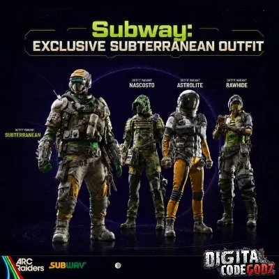 Arc Raiders x Subway - Подземный костюм - Мгновенный ключ - irongamers.ru