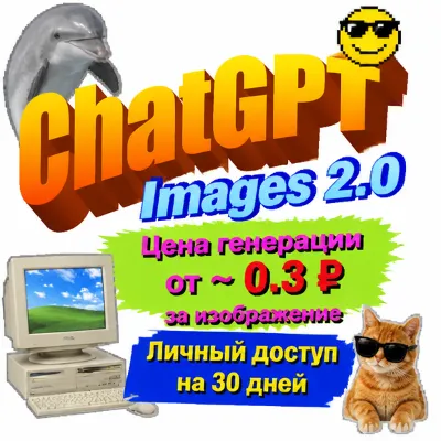 Chat GPT Image 2.0 | Личный доступ на 30 дней | Цена генерации от ~ 0.3 ₽ за картинку - irongamers.ru