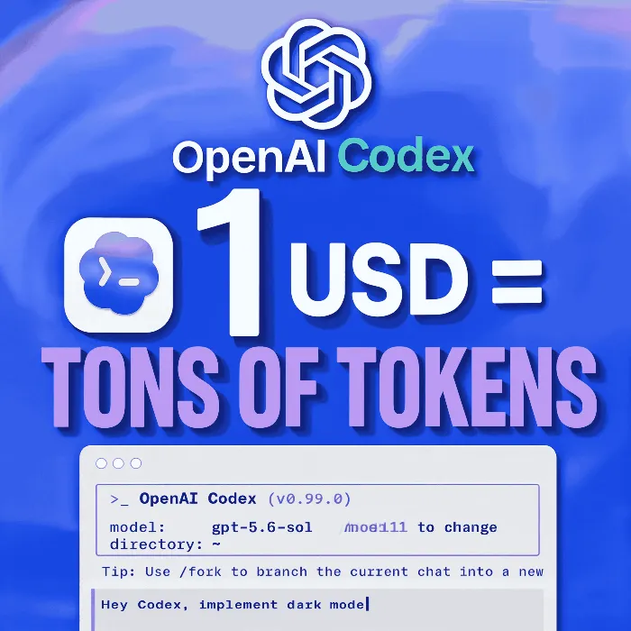 GPT 5.6 Luna · Terra · Sol + CODEX API · Лучшая цена от Plati