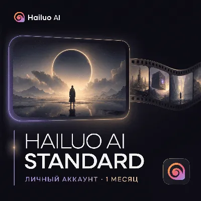 [24/7] HAILUO AI STANDARD | 1 МЕСЯЦ | 1200 КРЕДИТОВ | AI VIDEO · IMAGE | ЛИЧНЫЙ - irongamers.ru
