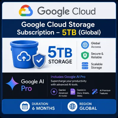Google Cloud Storage Subscription – 5TB | Gemini pro 3.1 | Veo 3.1 | Activation Link - irongamers.ru