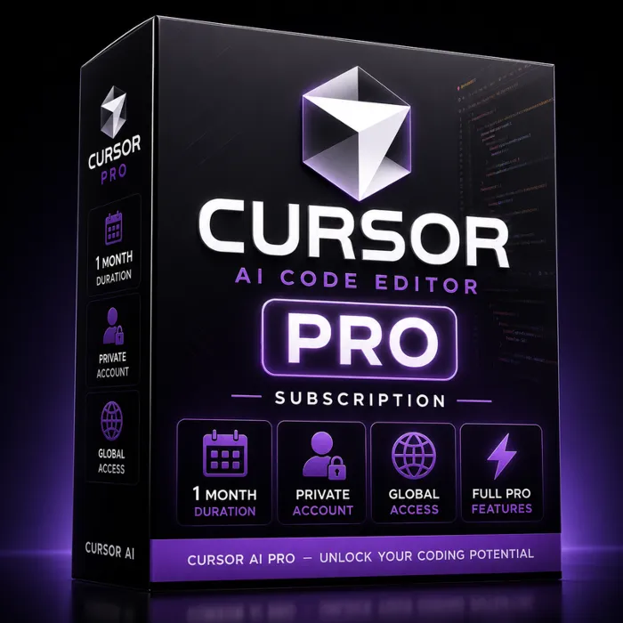 Cursor AI Pro Subscription 1 Month - Private Account (Global)