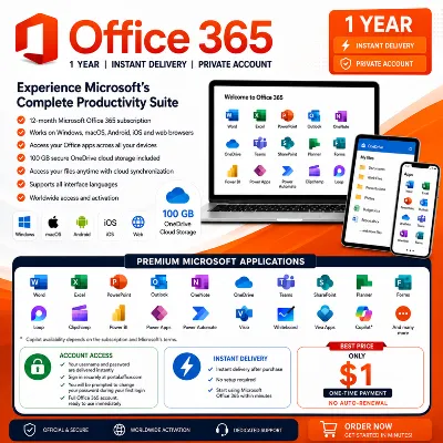 Office 365 | 1 год | Мгновенная доставка | Личный аккаунт - irongamers.ru