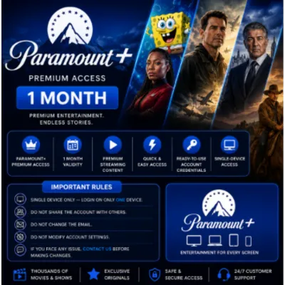 Подписка Paramount+ Premium на 1 месяц - irongamers.ru