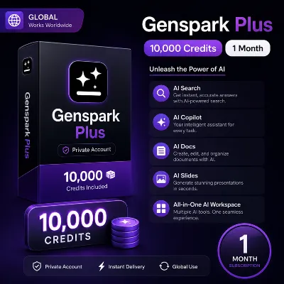 Подписка Genspark Plus — 10 000 кредитов на 1 месяц — личный аккаунт (Global) - irongamers.ru