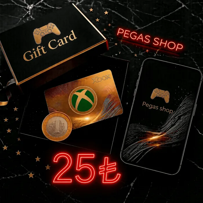 XBOX 25 TRY Подарочная Карта ТУРЦИЯ · 24 · 7 АВТОВЫДАЧА