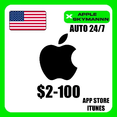 APPLE ITUNES AppStore 2—500 USD США КАРТА ПОПОЛНЕН - irongamers.ru