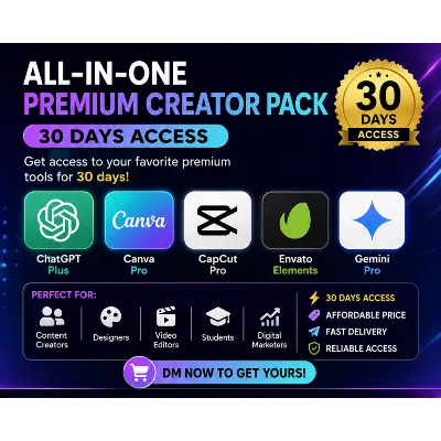 ChatGPT, Canva Pro, CapCut, Envato & Gemini Pro 30 ДА  АКСЕС - irongamers.ru