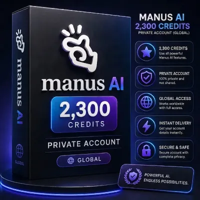 Manus AI 2300 кредитов - Личный аккаунт (Глобальный) - irongamers.ru