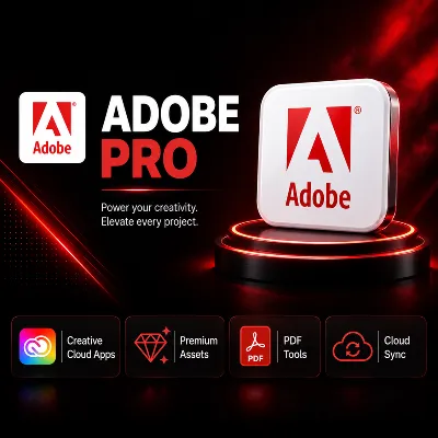 Adobe Creative Cloud (все приложения) — 2 месяца | 2 устройства | 4000 кредитов ИИ