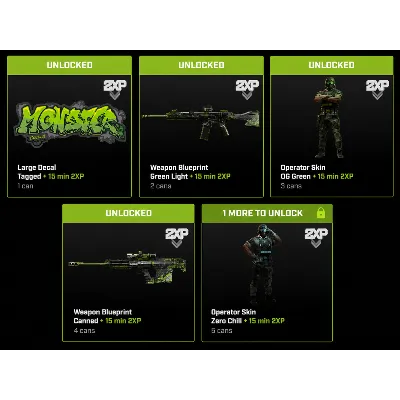 Modern Warfare 4 Monster Energy Bundle|5 кодов | 2 скина оператора + 2 чертежа оружия - irongamers.ru