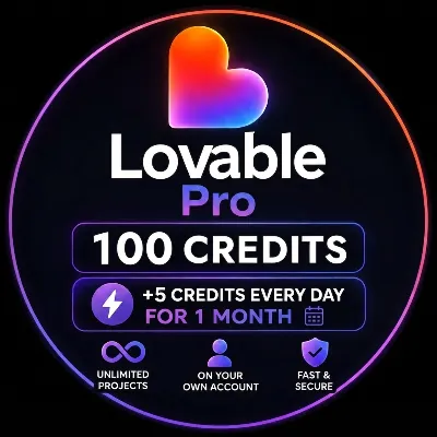 Подписка Lovable AI Pro | 1 месяц | 100 кредитов | на вашем счету | - irongamers.ru