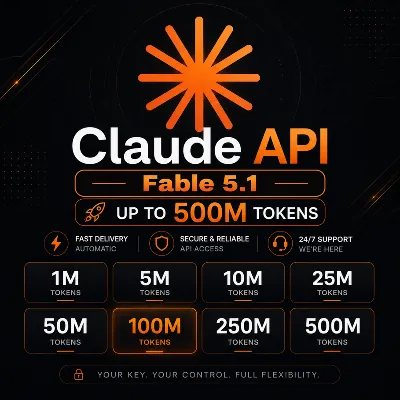CLAUDE API • FABLE 5.1 • OPUS 5 | ДО 500 МЛН ТОКЕНОВ | АВТОВЫДАЧА 24/7 - irongamers.ru
