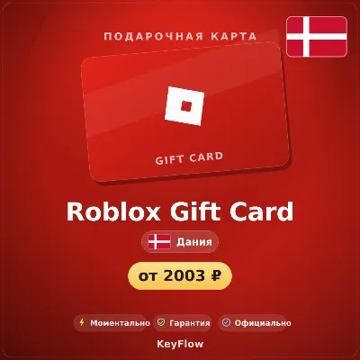 Roblox Gift Card (Дания, DKK) · 100–2000 - irongamers.ru
