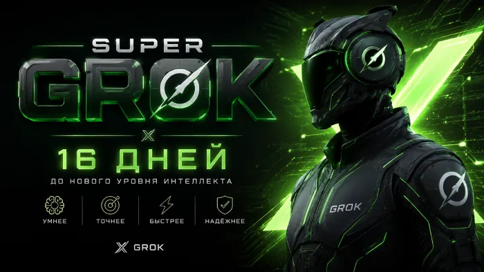 SUPER GROK — НА 16 ДНЕЙ · АККАУНТ