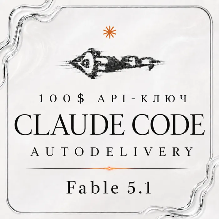 АВТО 24 · 7 · API FABLE 5.1 · Claude Code · OPUS 5 · ChatGPT 5.6 Sol · 100$ API