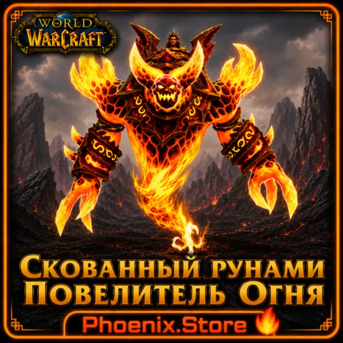 РФ · РБ(смена) · мир ПОДАРОК · вход · Скованный рунами Повелитель Огня · WOW: Midnight