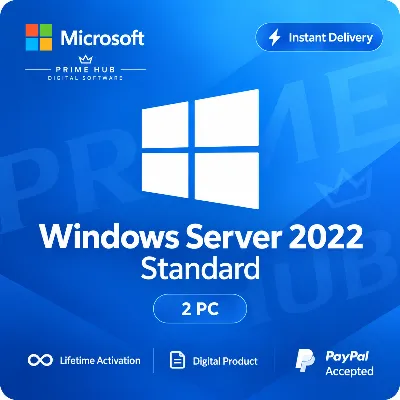 Windows Server 2022 Standard Ключ | 2 ПК | Бессрочная активация - irongamers.ru