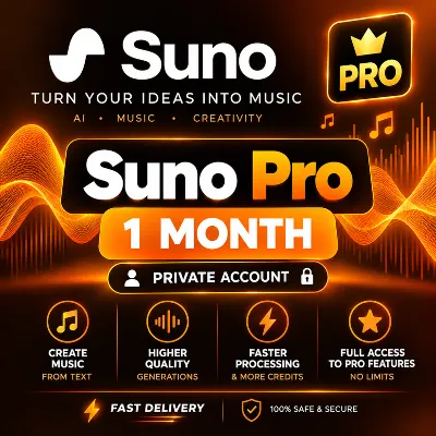 Suno Pro (1 месяц) | Личный аккаунт | Быстрая доставка - irongamers.ru