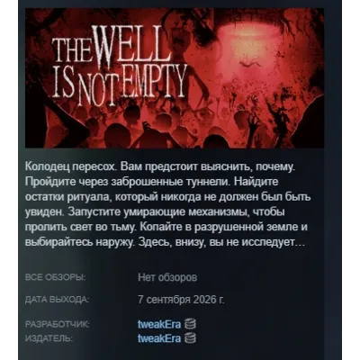 THE WELL IS NOT EMPTY AUTODELIVERY STEAM GIFT INSTANTLY