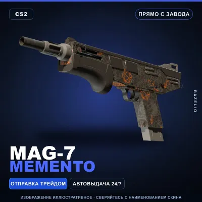 MAG-7 | Memento | Прямо с завода · Скин Counter-Strike 2 - irongamers.ru