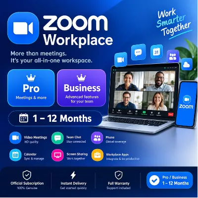 Zoom Workplace — Pro / Business | Официальная подписка | 1–12 месяцев | Быстрая актив - irongamers.ru