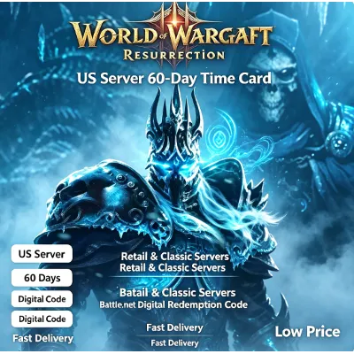 World of Warcraft | US Server 60-Day Time Card | Retail & Classic Servers | Battle.ne - irongamers.ru