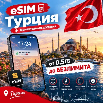 eSIM - Турция | Мобильный Интернет | от 0.5 Гб до Безлимита - irongamers.ru
