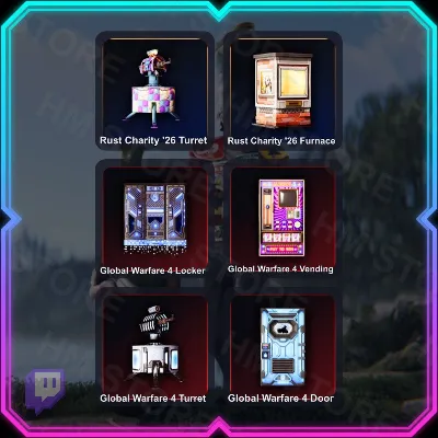 RUST РАУНД 52 • 6 НАГРАД • Инвентарь · Rust 52 • TWITCH DROPS / ТВИЧ ДРОПСЫ • АВТО-В - irongamers.ru