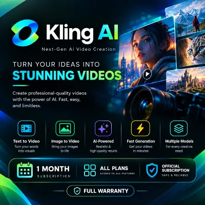 Kling AI — Все тарифы | 1 месяц | Официальная подписка | Полная гарантия - irongamers.ru