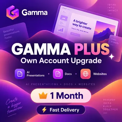 Gamma AI Plus / Pro | 1 месяц | Апгрейд своего аккаунта | Быстрая выдача - irongamers.ru