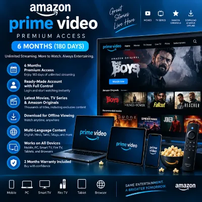 Amazon Prime Video Premium 6 Months 180 Days Account - irongamers.ru