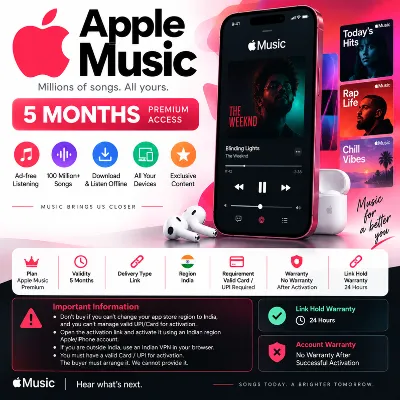 Apple Music Premium 5 Months Activation Link India Region - irongamers.ru