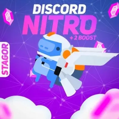 [24/7 АВТО] Discord Nitro Full 1 месяц + 2 буста | Gift - irongamers.ru